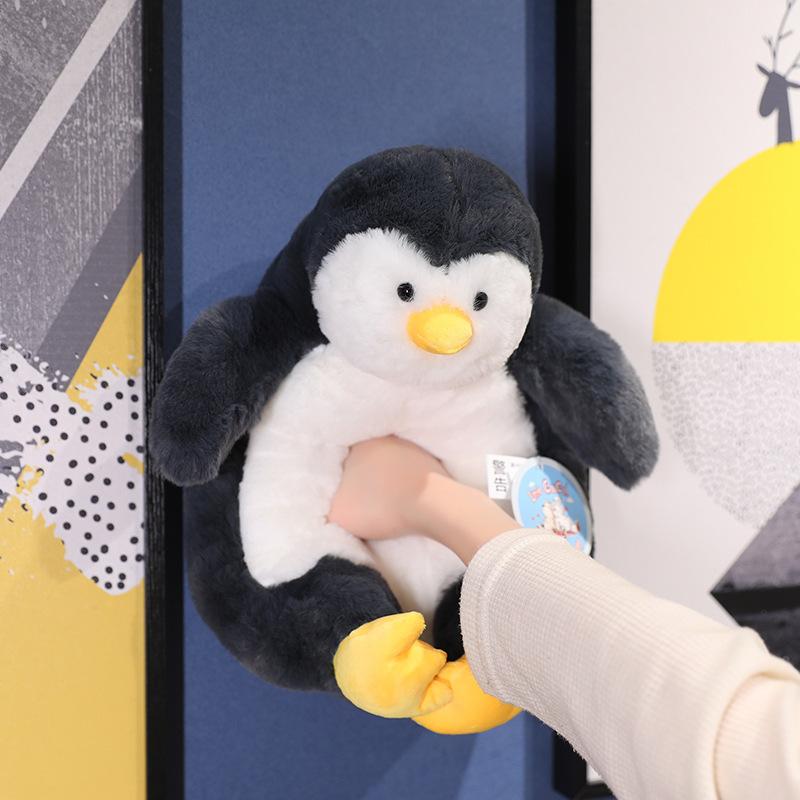 Lazy Penguin Plush Toy Pillow Doll Backrest Cushion Sleeping Companion Gift Girl