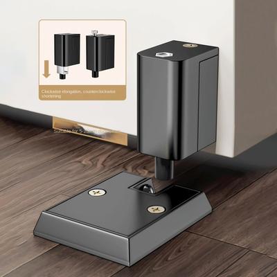 New Zinc Alloy Mechanical Door Stopper Heavy Duty Adjustable Door Holder Anti-collision Hardware Door Suction Furniture