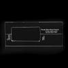 Musiclily Pro Acrylic Bass Neck Template for Short Scale Basses Musicmaster/Mustang