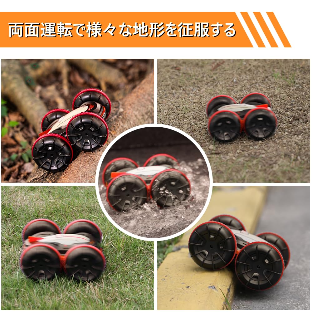 VKING RC Waterproof Remote Wireless LED Easy Suitable for Christmas Gift for Boys and Japanese Instruction Manual Included Car, Amphibious,