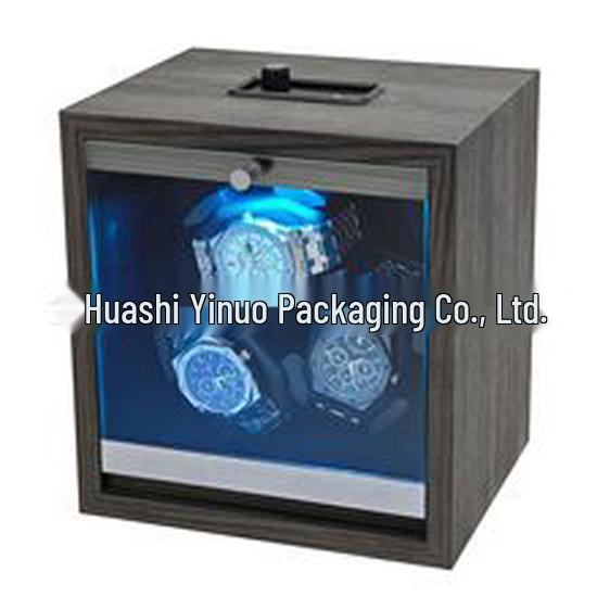 Electric PU Leather Automatic Watch Winder with Rotating Motor