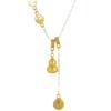 Gourd Necklace Chinese Style Retro Minimalist 3D Glossy Pendant 1Pc Charming Jewelry for Graduation Gift for Students