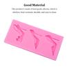 3 Grid High-heeled Shoes Shape Mold Stylish Replacement Kitchen Bakery Fondant Cake Art Crafts Mould Accessories