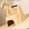 Thick Plastic Children's Cookie Stool, Home Shoe Bench, Non-Slip Bathroom Stool, Cartoon Low Stool for Kids' Room or Bathroom