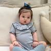 Summer Baby Girl Cotton Romper Breathable Home Wear For Infants Outdoor Crawling Suit