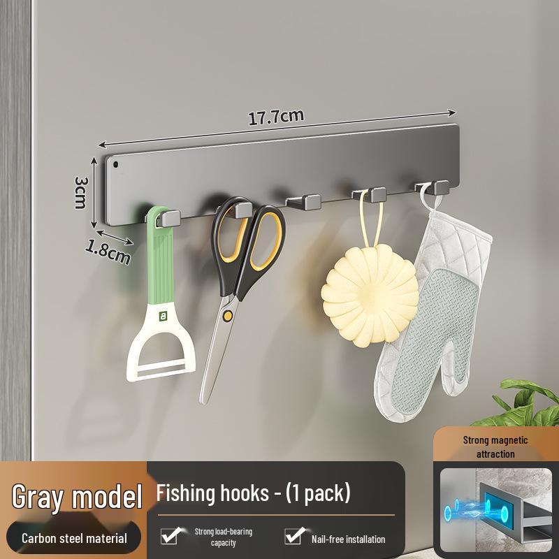 Magnetic Wall-mounted Kitchen Storage & Spice Rack