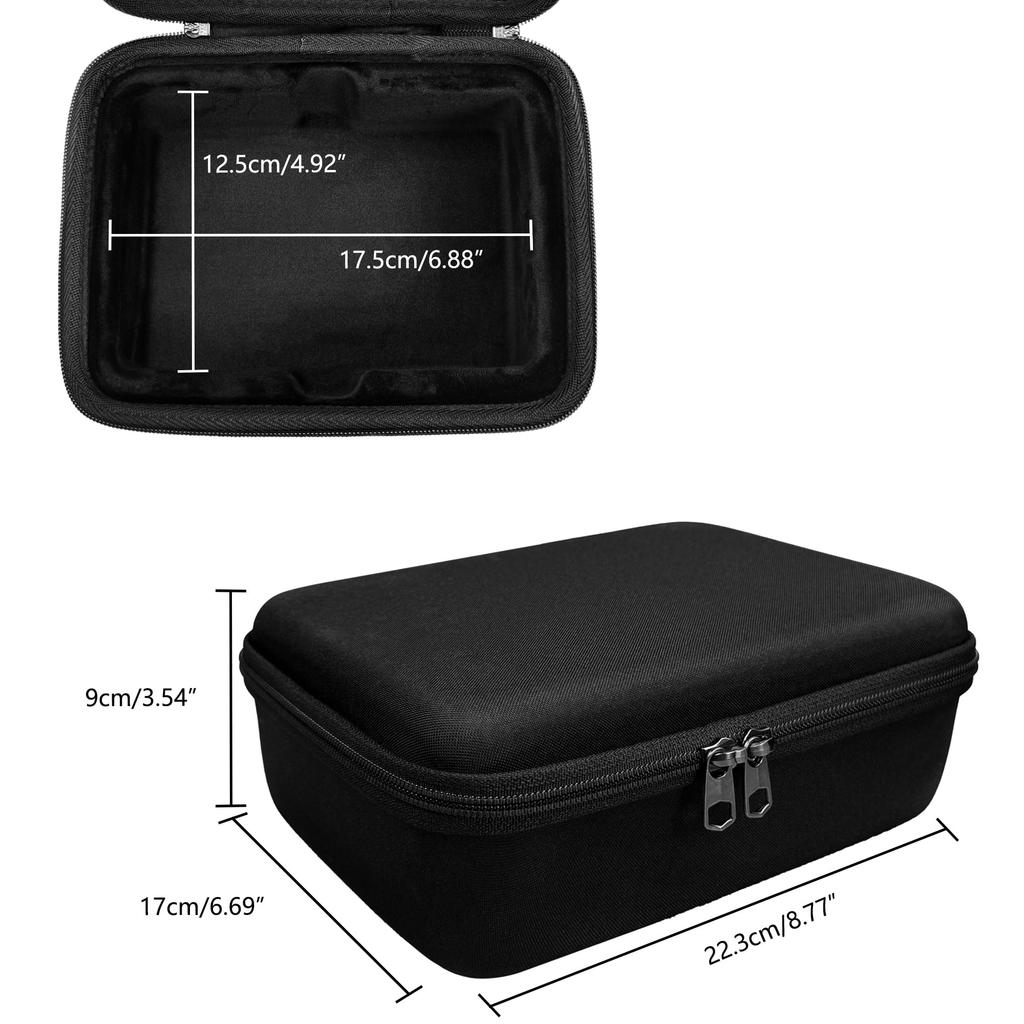 Musiin Audio Interface Carrying Case for Audient with Grooved Soft Lining and Mesh Pocket for Cables and Ideal for Studio Recording and Travel