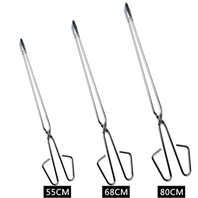 Extended Charcoal Tongs for Outdoor BBQ and Household Stove