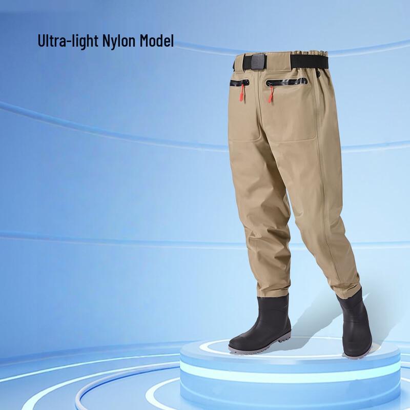 OEING Waterproof Fishing Waders with Rain Boots