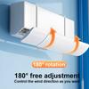 Wall-Mounted Air Outlet Baffle Anti-Direct Blowing Wind Deflector Hanging Conditioning Guide Cover Universal Windproof