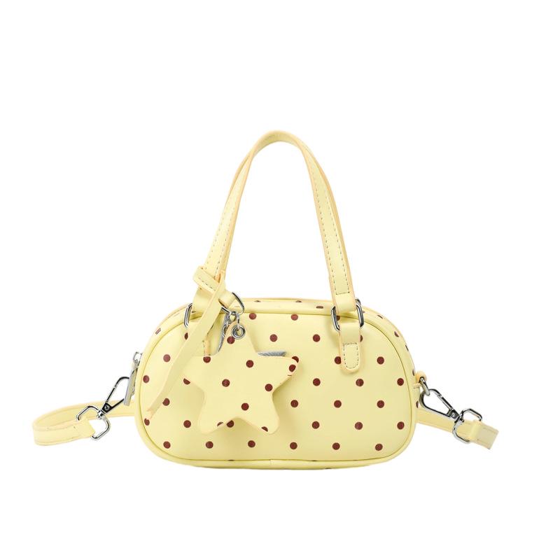 Elegant Polka Dot Shoulder Bag for Women – Stylish, Versatile, Handheld & Crossbody Design
