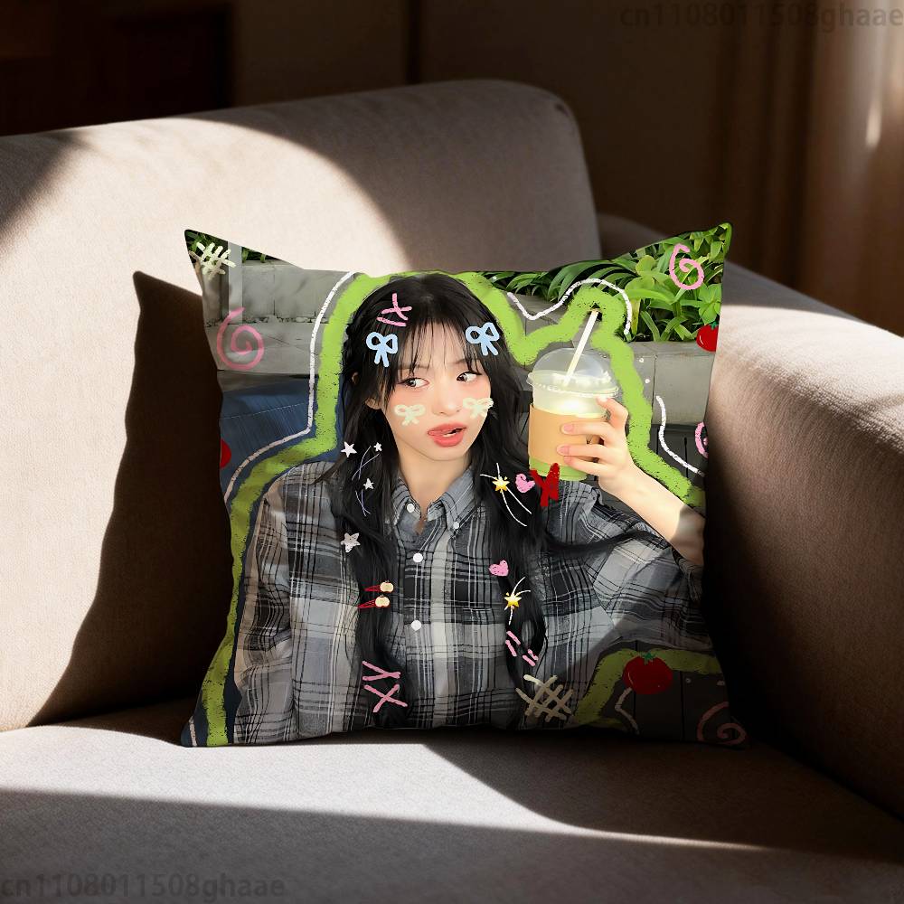 Cute Singer AAhyeon Pillowcase Casual Style Decoration Suitable for Home Decoration Excluding Pillow Core