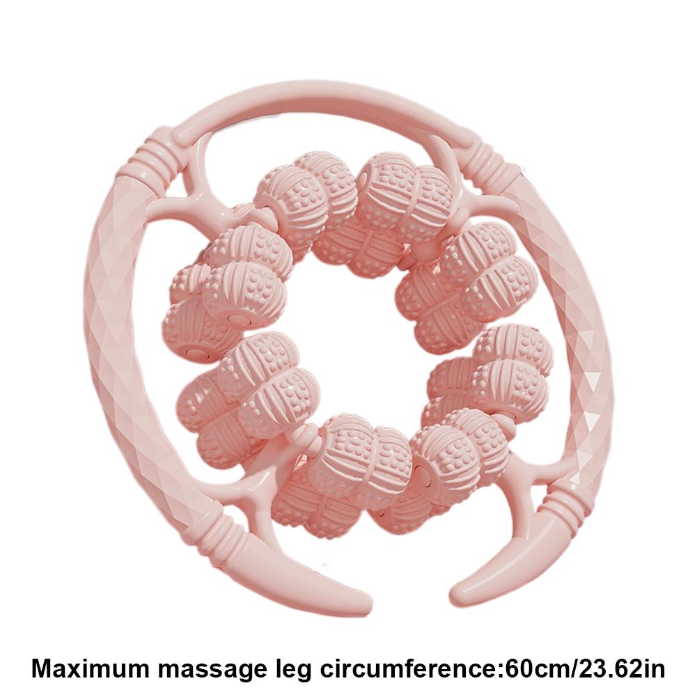 Circular Leg Clamps Roller Ergonomic Massage Roller Muscle Roller Calf & Thigh Roller for Cellulite Lymphatic Drainage
