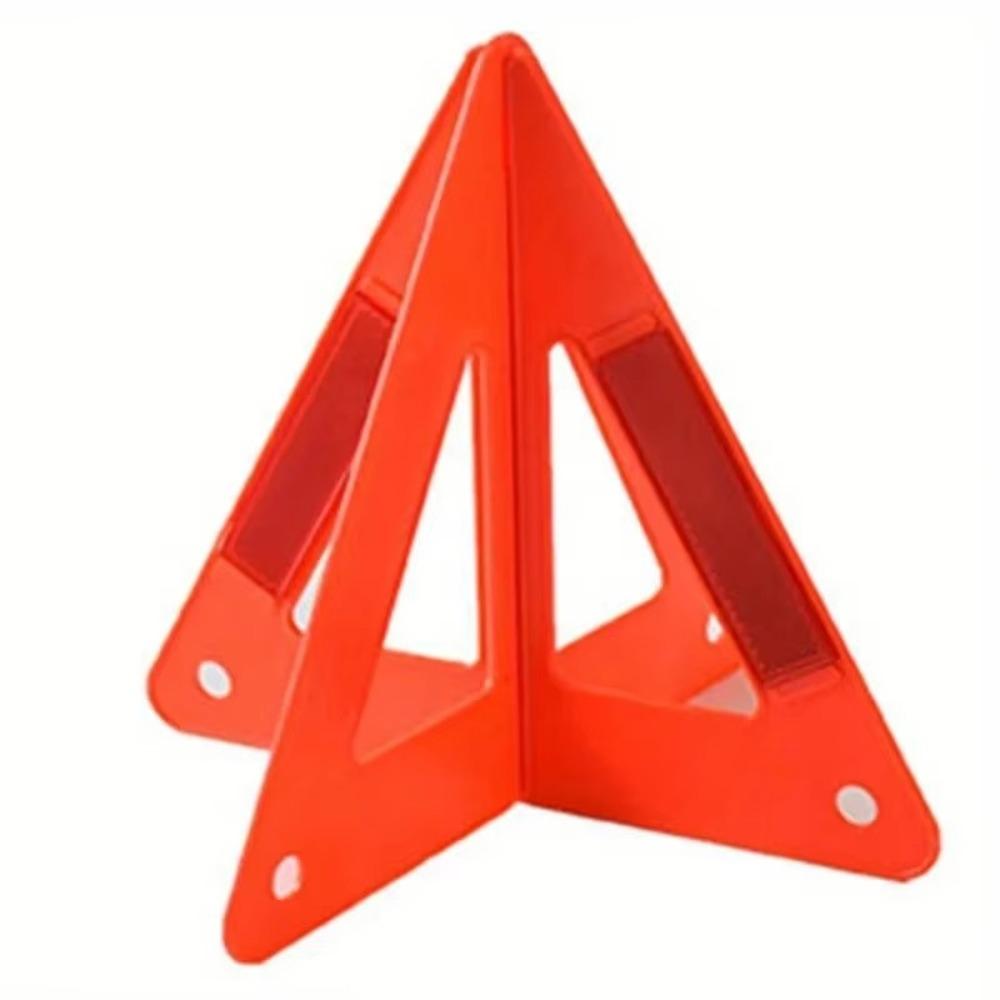 Red Cars Stop Sign Stand Foldable Car Breakdown Warning Sign  Car Accessories