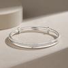 S999 Full Silver Shining Bracelet Women's Sterling Silver Fashionable Style Push-pull Bracelet Bracelet with Adjustable Bracelet