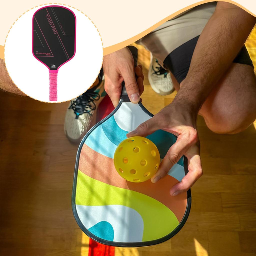 Pickleball Racket Portable Training Professional Practical Supplies Beginner Yellow Handle