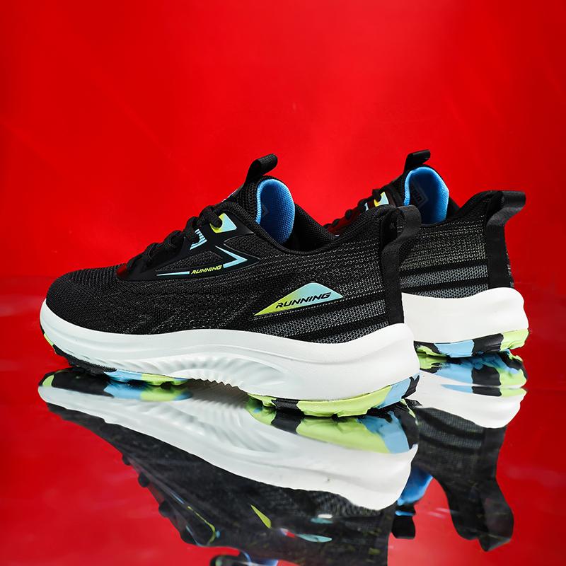 Hot Selling Comfortable Lightweight Sports Shoes Elastic Professional Running Shoes Shock-absorbing Fashionable Walking Shoes