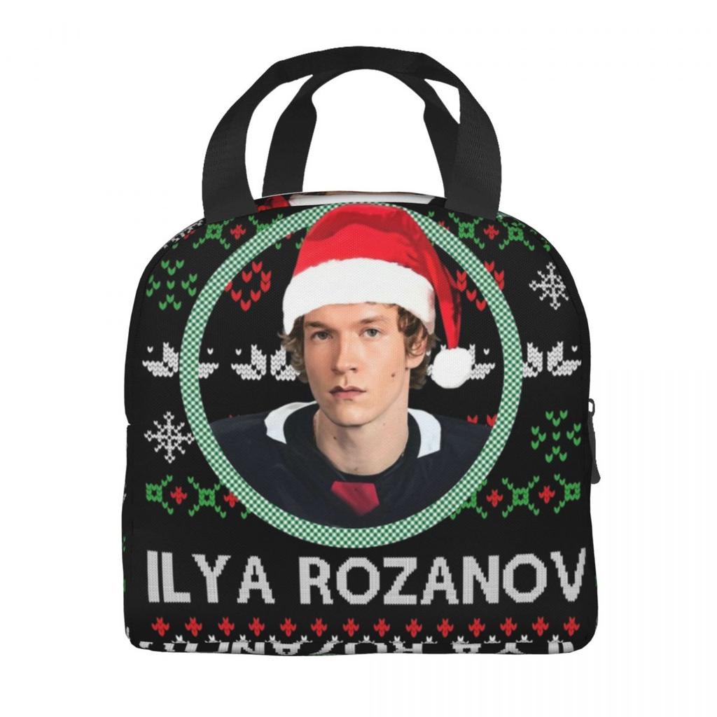 Heated Rivalry Humorous Insulated Lunch Bag Hollander and Ilya Rozanov Storage Food Box Portable Cooler Thermal Lunch Boxes