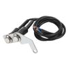 LED Motorcycle Handlebar Switch Headlight Fog Light ON OFF Switch Button with Bracket Stainless