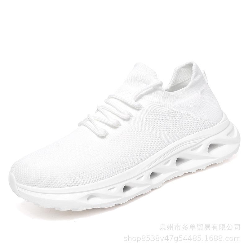 Comfortable and breathable mesh shoes, light cushioning low-top soft-soled sports shoes, outdoor casual trendy shoes