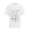 Bauplan Patent Rubiks Cube Zauberwürfel 80s Herren T-Shirt Baumwolle