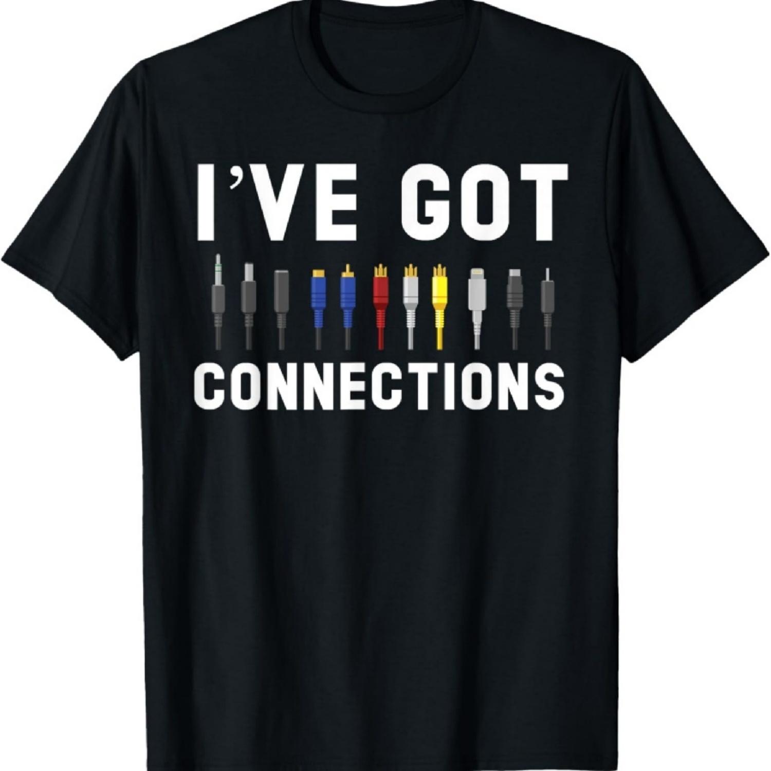 

I ve Got Connections Information Technology Specialist T-Shirt XXXXXL чорний