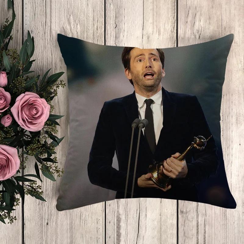 Kissen David Tennant Dekorative Kissenbezüge für Kissen 45x45 Kissenbezüge Sofakissen Kissenbezug Deko 40x40 Autodekoration