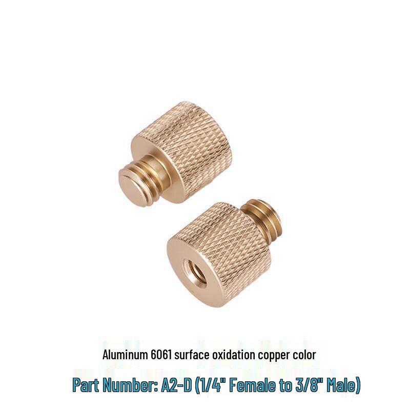 1/4 to 3/8 M4 M5 M6 M8 Screw Adapter for Tripod, Pan/Tilt Camera, Hot Shoe Mount & Light Stand