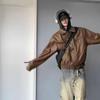 Maillard Men's Retro Patchwork Leather Motorcycle Jacket - High Street Fashion Cleanfit