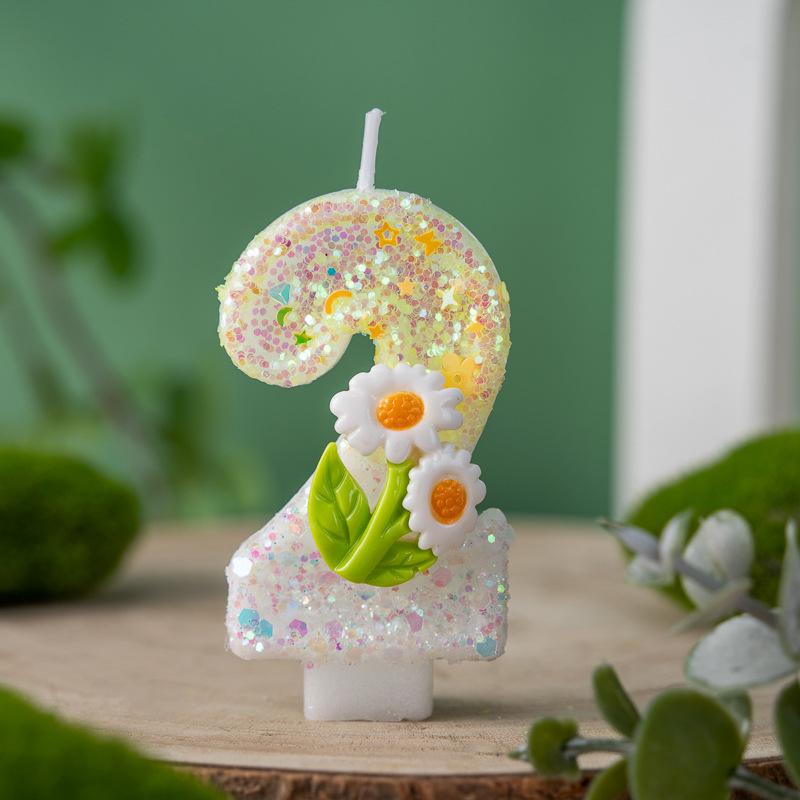 Sunflower Sequin Decoration for First Birthday - Creative New Style Hot Sale