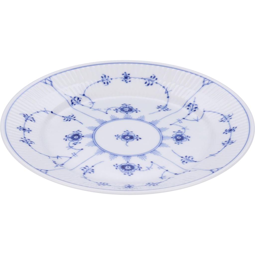 [Officially Imported] Royal Copenhagen Blue Fluted Plain Plate, 19cm, 1017199