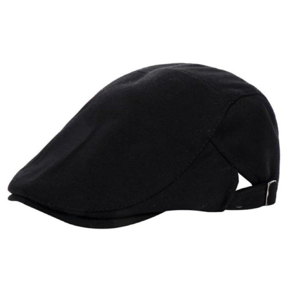 Adjustable Newsboy Caps Solid Color Flat Visor Cap Fashion Vintage Berets Hat  Men