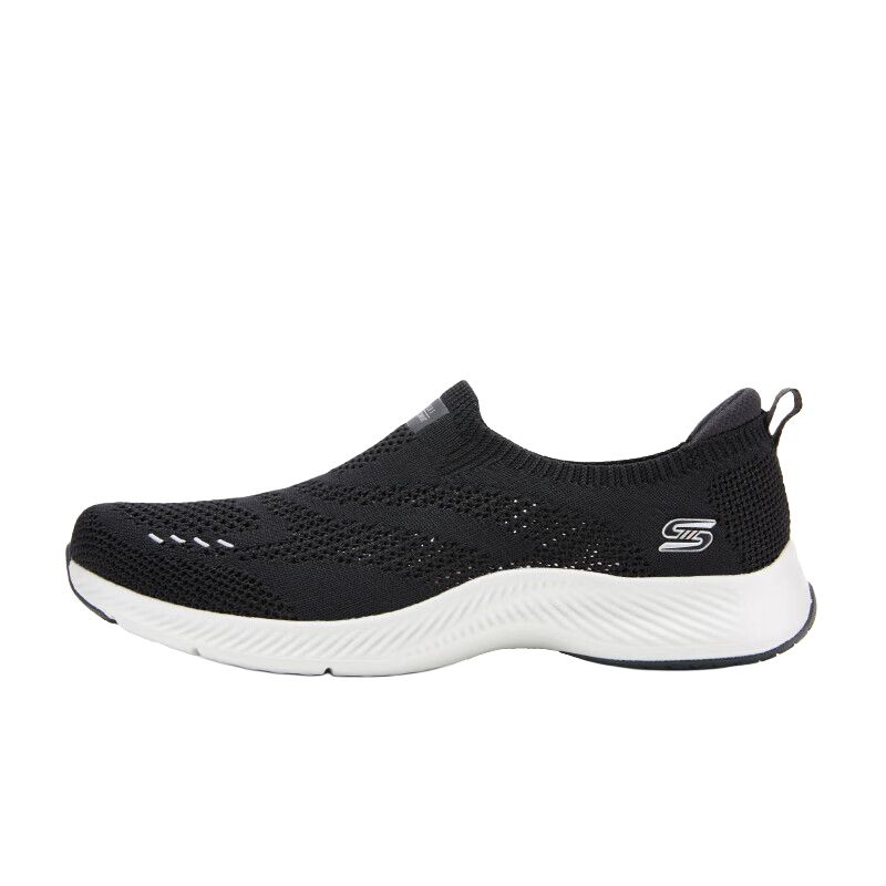 Skechers Vapor Foam Move Comfortable Soft Durable Low-Top Casual Shoes Women sneakers Black 104637-BKW 35