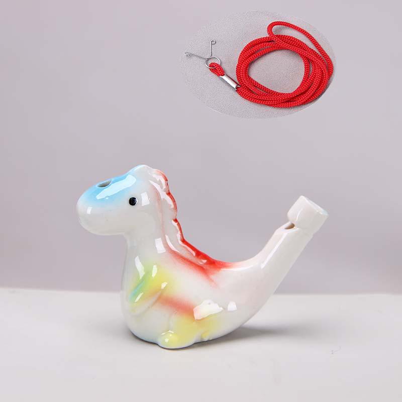 Keramisk Vattenfågel Ocarina Visselpipa - Barns Musikinstrument & Turist Hantverk