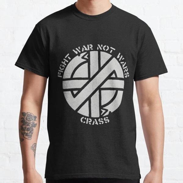 Crass - Fight War Not Wars музыкальный концерт политика Фильм Фильм Смешная футболка XL