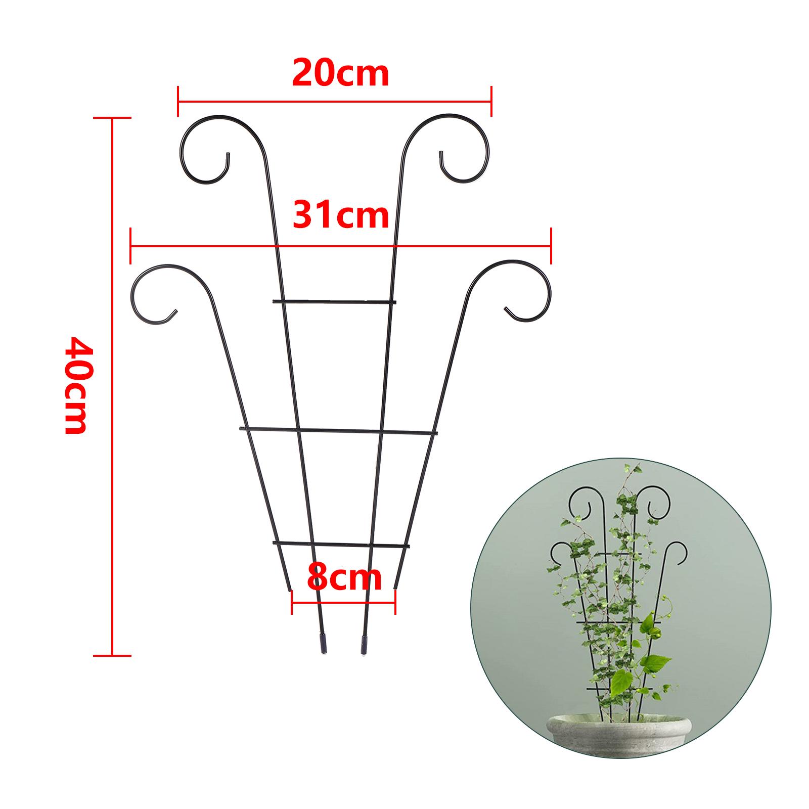 

Stakes Plant Climbing Support Trellis Home Plant Care Soil Floral Arrangement Rack Vine Training Frame Shelf Flowers Stand чёрный