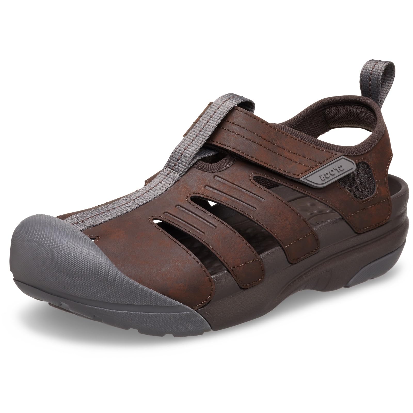 Мужские сандалии Crocs Yukon Fisherman Эспрессо 29см