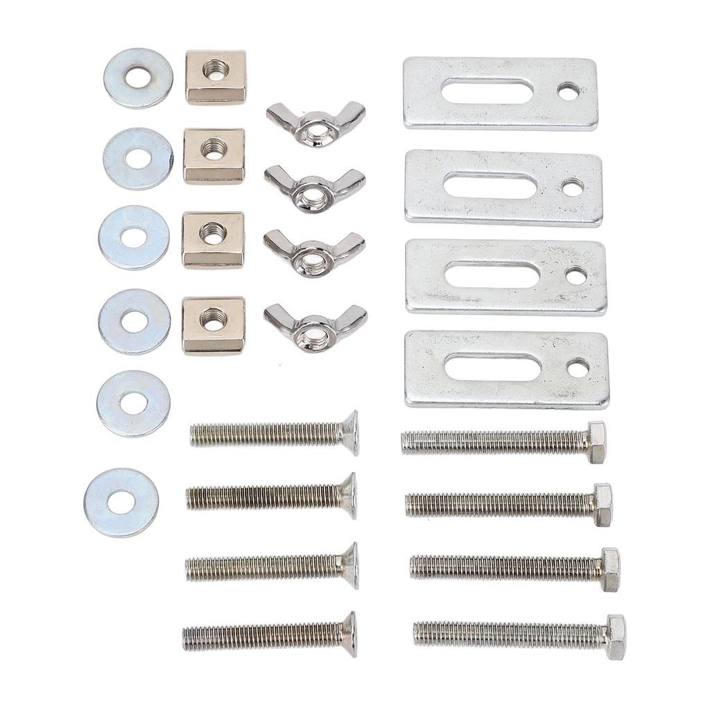 4 Pcs T Track Mini Hold Down Clamp M6 Nut Zinc Aluminum Alloy T Track Clamp for 3018 Series CNC Rout