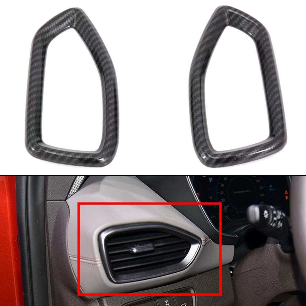 Carbon Fiber Cover Trim 2019-2025 ABS Accessories For Hyundai Santa Fe L&R Vent Vent Trim Brand New High Quality