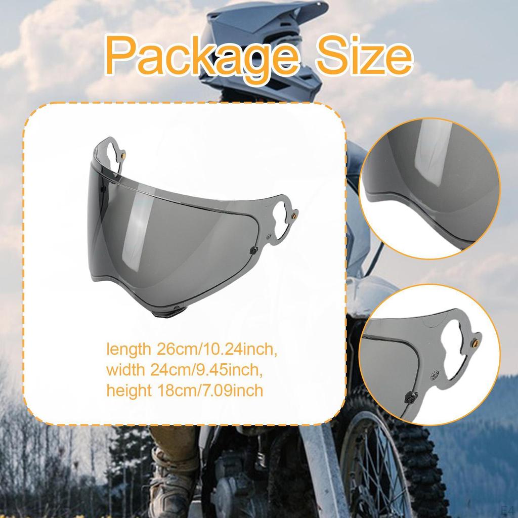 Helmet Visor, Portable Windshield, Motorcycle Windshield Replacement for Travel Cycling Supplies