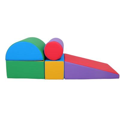 Zachtgekleurde kinderstormbaan