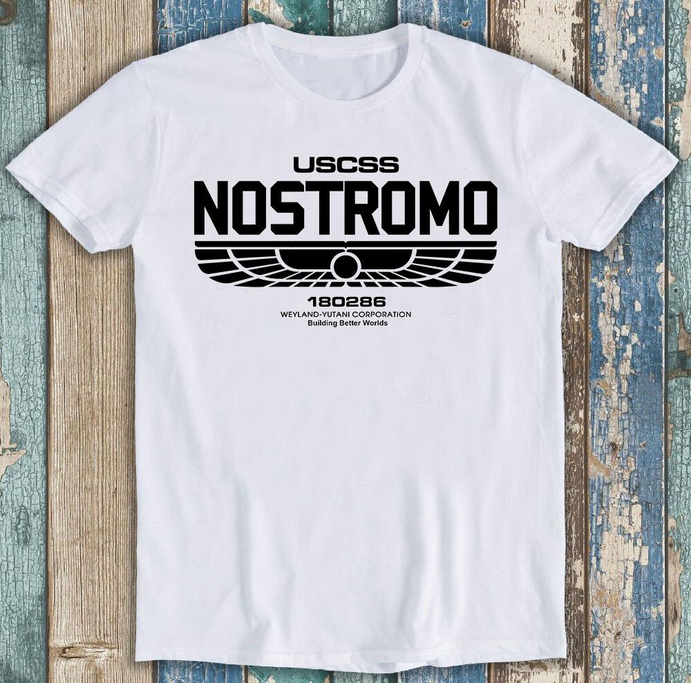 Nostromo 180286 Alien Movie USCSS Weyland-Yutani Sci-fi Gift Tee T Shirt M1419