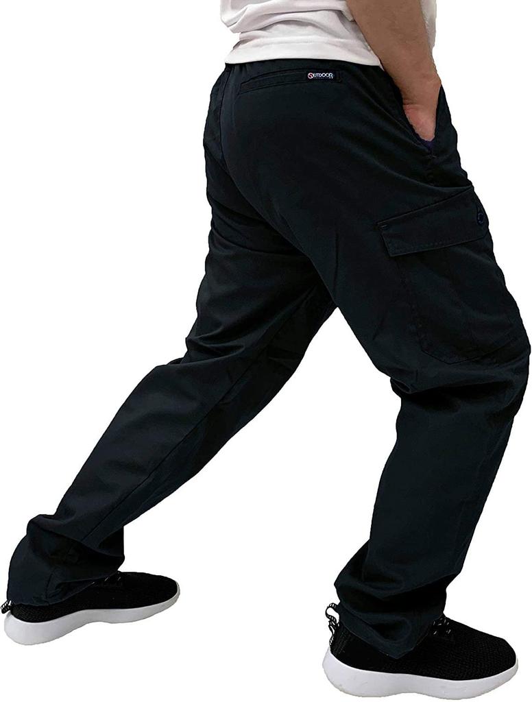 Outdoor Products Men's TC Weather Mesh-Lined Climbing Cargo Pants, Size L, Black (01)