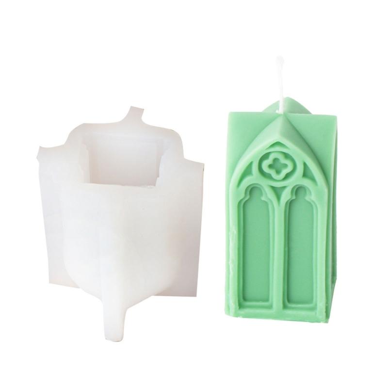 Halloween Silicone Moulds Mushroom House Candle Molds Scented Candle Molds Craft Supplies for Halloween Decorations