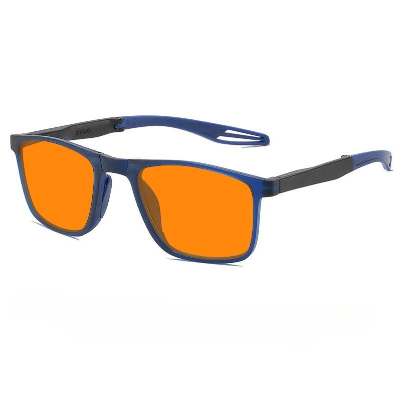 Unisex Portable Folding Plain Glasses Ultra-Lightweight Blue Light Blocking Glasses for Phone Use Computer Work and Gaming