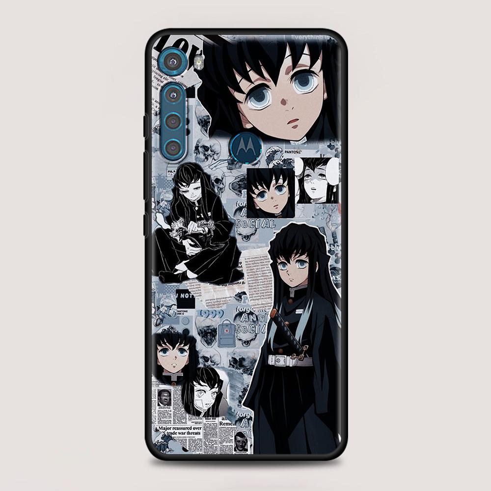 Kimetsu No Yaiba Dämonentöter für MOTOROLA One Fusion Hülle für Moto G10 G9 G8 Plus Play Power One G20 G30 G40 G50 G60 Edge 20