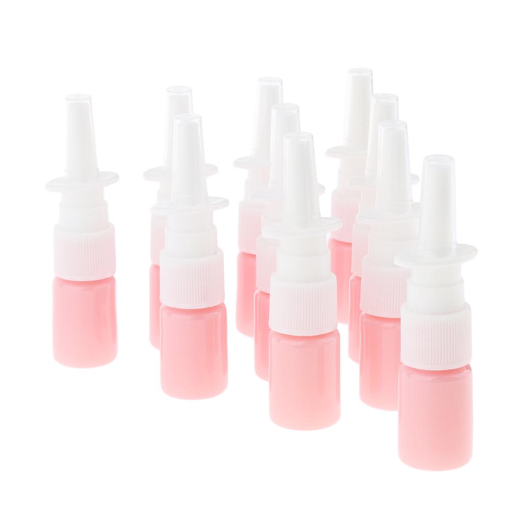 Buy 10Pcs 5ml Portable Empty Refillable Nasal Spray Bottles Home & Travel Green at affordable