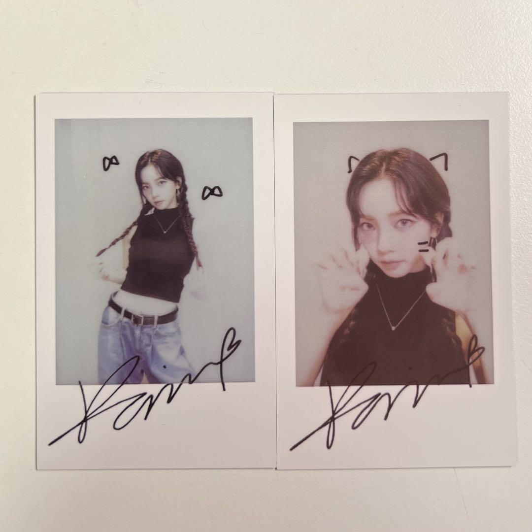 

[USED] aespa Karina Armageddon kms station cheki trading card