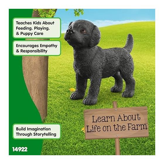 Schleich Farmworld Black Labrador Retriever (pup) 14922