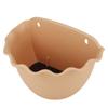 Flower Pot, Garden Planter Floral Container Wall Mounted Planter Vase Pot Portable Flower Vase Container with Tray   Flowers Planter for Garde